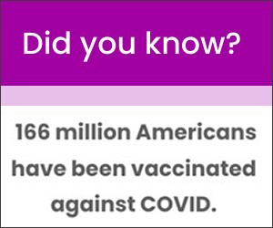 166 million Americans have been vaccinated against COVID-19.